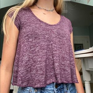 Hollister Cropped V-Neck